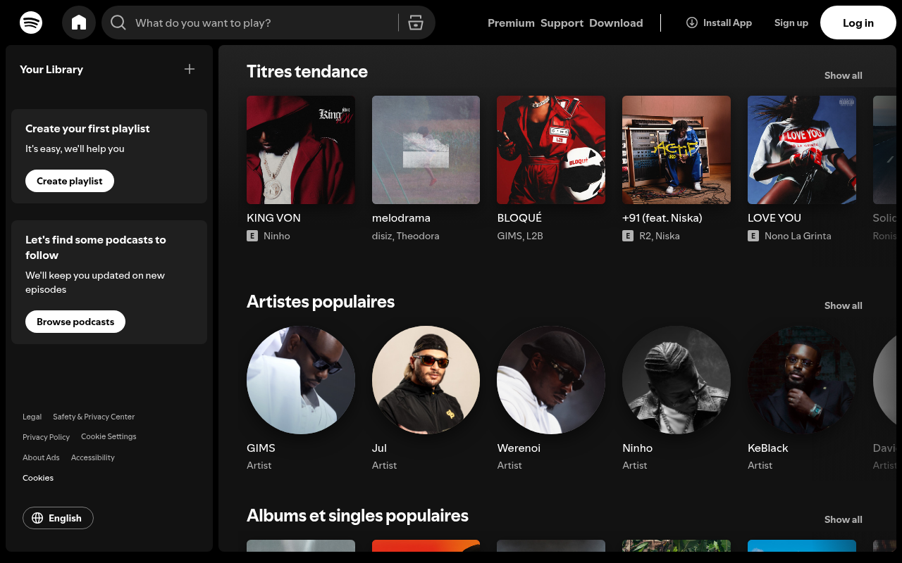 Screenshot from France